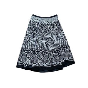 Vintage Cotton Magic Skirt Medium Hippie Fairy‎ Whimsygoth Black White
